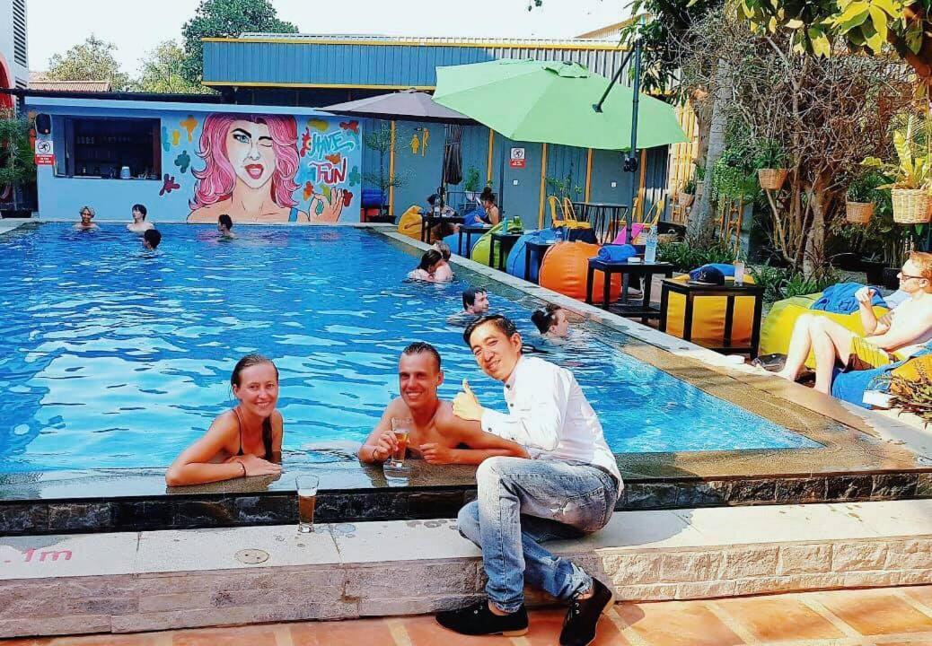 The Flex Hostel Ciudad de Siem Riep Exterior foto